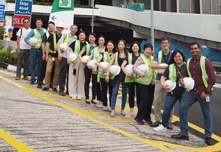 The people who built a new hospital building